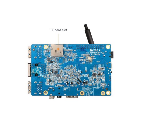 Orange Pi 3 H6 (2GB+8GB eMMC) (RD048) Quad-core 64-bit 1.8GHZ ARM Cortex™-A53with 2GB LPDDR3 (shared with GPU) with 8GB eMMC flash