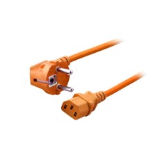 Кабель ACD ZJE-001 Шнур (кабель питания) ACD SUPER HEAVY DUTY 3*2,5 S22C13, (Schuko - C13), 10А, оранжевый, 2,0 м {50}
