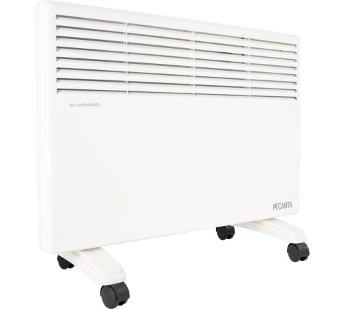 Ресанта ОК-2000Е (LED) [67/4/14] Конвектор { 1000/2000 Вт, защита от перегрева, электронный термостат, LED дисплей, таймер выключения, защита IPX4, вес 5,8 кг }