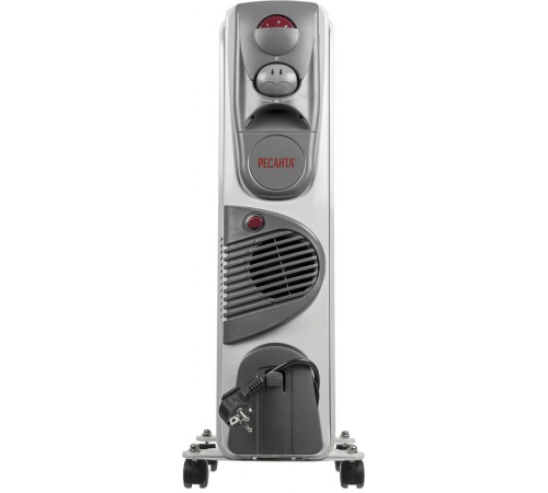 Радиатор масляный Ресанта ОМ-7НВ 1900Вт белый