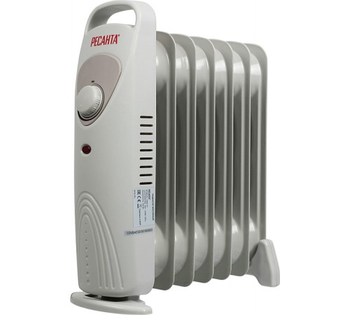 Радиатор масляный Ресанта ОММ-7Н 700Вт белый
