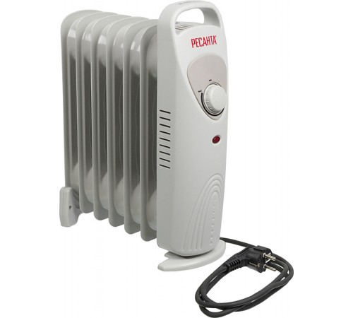Радиатор масляный Ресанта ОММ-7Н 700Вт белый