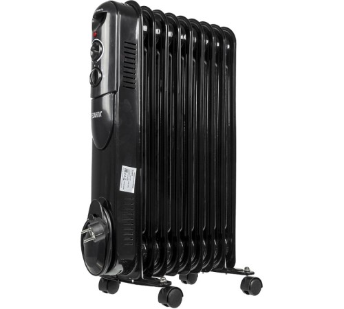 Радиатор масляный Ресанта ОМПТ-9НЧ 2000Вт черный