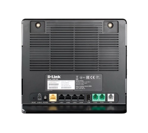 Маршрутизатор D-Link DWR-980/4HDA1E, Wireless AC1200 4G LTE Router with 1 USIM/SIM Slot, 1 10/100/1000Base-TX WAN port, 4 10/100/1000Base-TX LAN ports,  2 FXS ports, 1 ADSL/VDSL port and 1 USB Port. 802.11b/g/n co (DWR-980/4HDA1E)