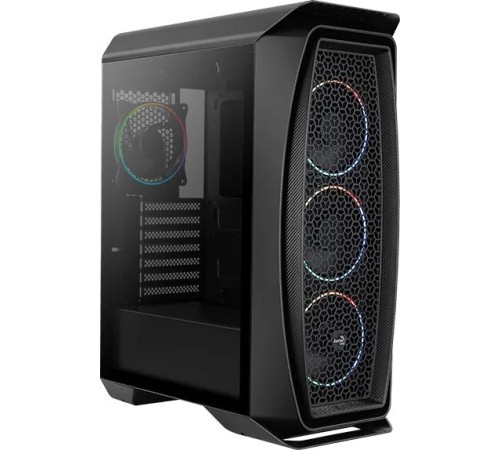 Корпус Aerocool Aero One Eclipse-G-BK-v1 черный без БП ATX 4x120mm 2x140mm 2xUSB3.0 audio bott PSU