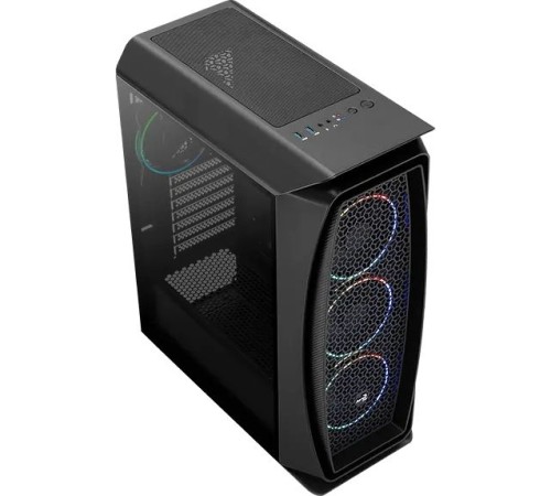 Корпус Aerocool Aero One Eclipse-G-BK-v1 черный без БП ATX 4x120mm 2x140mm 2xUSB3.0 audio bott PSU