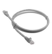 Патч-корд Lanmaster LAN-PC45/U6-1.5-GY вилка RJ-45-вилка RJ-45 кат.6 1.5м серый LSZH (уп.:1шт)