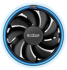 Кулер для процессора PCCooler E126MB S775/115X/AM2/2+/AM3/3+/AM4/FM1/FM2/2+ (48 шт/кор, TDP 92W, вент-р 120мм с PWM, Blue LED FAN, 1000-1800RPM, 26.5dBa) Retail Color Box (E126MB)