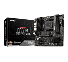 Материнская плата MSI B550M PRO-VDH WIFI Soc-AM4 AMD B550 4xDDR4 mATX AC`97 8ch(7.1) GbLAN RAID+HDMI+DP