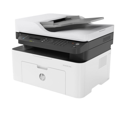 МФУ лазерный HP Laser 137fnw (4ZB84A) A4 WiFi белый/серый