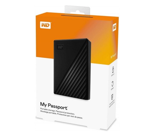 Жесткий диск WD Original USB 3.0 2Tb WDBYVG0020BBK-WESN My Passport 2.5" черный