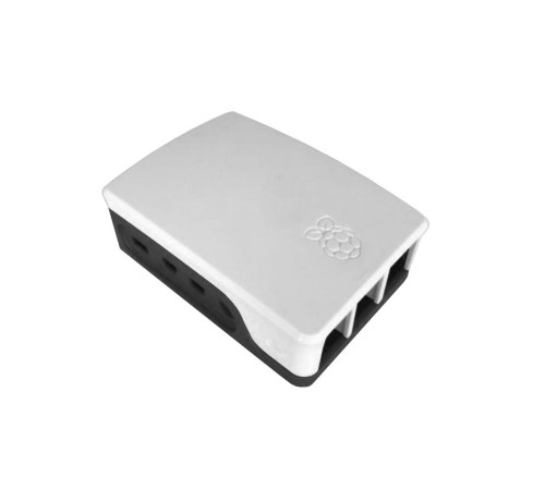 RA599   Корпус ACD  Black+White ABS Case for Raspberry 4B