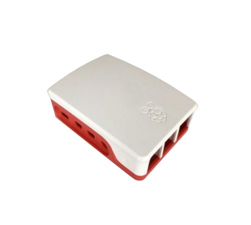 RA597   Корпус ACD  Red+White ABS Case for Raspberry 4B (RASP1967)