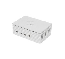 RA595   Корпус ACD  White Injection Molding Case Supporting 3007 Fans for Raspberry 4B