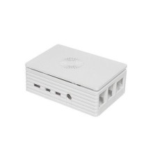 RA595   Корпус ACD  White Injection Molding Case Supporting 3007 Fans for Raspberry 4B