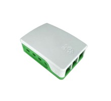 RA601   Корпус ACD  White+Green ABS Case for Raspberry 4B