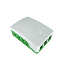 RA601   Корпус ACD  White+Green ABS Case for Raspberry 4B