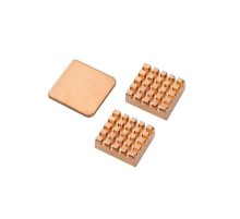 Радиатор ACD RA257 Набор радиаторов медных ACD Ultra Strong Pure Copper Heatsink Set (1шт RA256+2шт RA026) (2 шт 14x12x5.5мм и 1шт 15x15x1мм) for Raspberry 3B+/4B (RASP2305) комплект из 3 шт