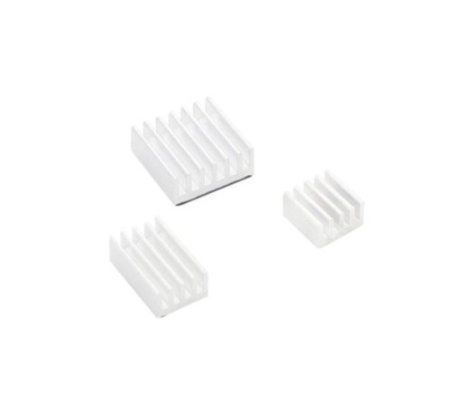 Радиатор ACD RA536 Набор радиаторов ACD White 3 in 1 Heat Sink Set Aluminum (15x10x5мм, 14x14x6мм и 8.8x8.8x5мм) for Raspberry Pi 4B комплект из 3шт Радиатор ACD RA536 Набор радиаторов ACD White 3 in 1 Heat Sink Set Aluminum (15x10x5мм, 14x14x6мм и 8.8x8.8x5мм) for Raspberry Pi 4B комплект из 3шт