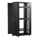 Шкаф серверный Lanmaster (TWT-CBB-42U-8X10-G1) напольный 42U 800x1000мм пер.дв.стекл задн.дв.двуст. 2 бок.пан. 800кг черный IP20