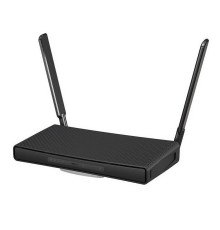 Точка доступа MikroTik hAP ac3 with 4-core 716 MHz CPU, 256MB RAM, 5 x Gigabit LAN (PoE-out on port#5), two wireless interfaces (built-in 2.4Ghz 802.11b/g/n two chain, built-in 5Ghz 802.11ac two chain), 3dBi 2.4GHz (RBD53iG-5HacD2HnD)