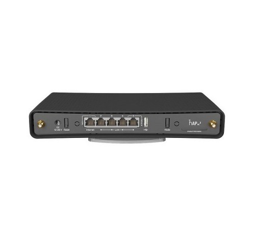 Точка доступа MikroTik hAP ac3 with 4-core 716 MHz CPU, 256MB RAM, 5 x Gigabit LAN (PoE-out on port#5), two wireless interfaces (built-in 2.4Ghz 802.11b/g/n two chain, built-in 5Ghz 802.11ac two chain), 3dBi 2.4GHz (RBD53iG-5HacD2HnD)