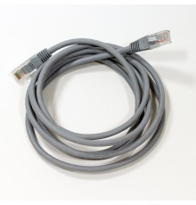 Патчкорд литой "Telecom" UTP кат.5е 2,0м серый VCOM NA102--2M