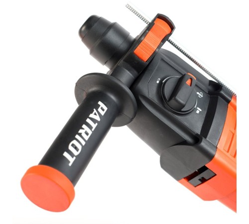 PATRIOT RH 242 Перфоратор [140301326] { SDS+ 720Вт, 1,9 Дж, 3 режима работы, макс.диаметр 22мм, глубиномер, дополнительная ручка, кейс }