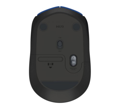 Мышь Logitech M171 черный оптическая (1000dpi) беспроводная USB (2but)