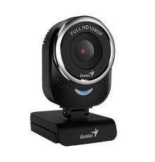 Веб-камера Genius QCam 6000 черная (Black) new package, 1080p Full HD, Mic, 360°, универсальное мониторное крепление, гнездо для штатива