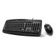 Комплект Genius Smart KM-200 [31330003402] (KB-200 + XScroll V3), черный, 115 клавиш с защитой от воды, мышь оптическая, 3 кнопки, USB