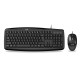 Комплект Genius Smart KM-200 [31330003402] (KB-200 + XScroll V3), черный, 115 клавиш с защитой от воды, мышь оптическая, 3 кнопки, USB