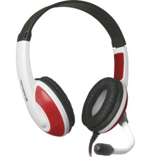 Defender Игровая гарнитура Warhead G-120 красный + белый, кабель 2 м Defender Warhead G-120 (64098)