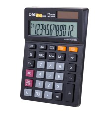 Калькулятор настольный Deli EM01320 черный 12-разр.