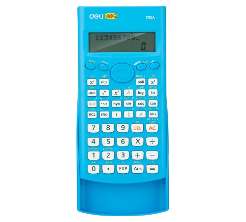Калькулятор научный Deli E1710A/BLU синий 10+2-разр. Калькулятор научный Deli E1710A/BLU синий 10+2-разр.