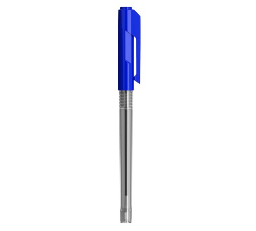 Ручка шариковая Deli EQ00830 Arrow 0.5мм прозрачный/синий синие чернила