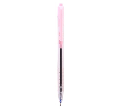 Ручка шариковая Deli EQ03236-1 Arrow авт. 0.7мм прозрачный ассорти синие чернила пластик.стакан (1шт)
