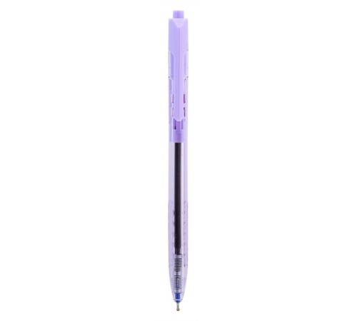 Ручка шариковая Deli EQ03236-1 Arrow авт. 0.7мм прозрачный ассорти синие чернила пластик.стакан (1шт)