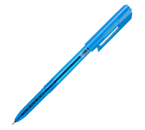Ручка шариковая Deli EQ02636-1 Arrow 0.7мм прозрачный ассорти синие чернила (1шт)