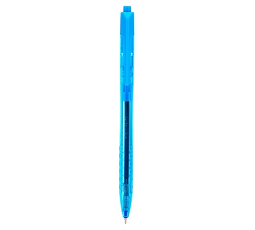 Ручка шариковая Deli EQ02736-1 Arrow 0.7мм прозрачный ассорти синие чернила (1шт)