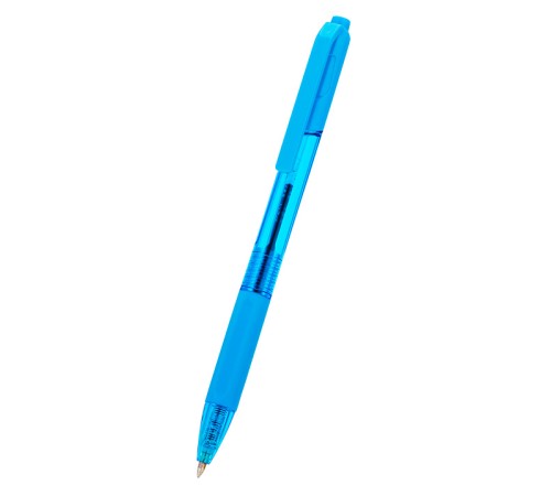 Ручка шариковая Deli EQ02736-1 Arrow 0.7мм прозрачный ассорти синие чернила (1шт)