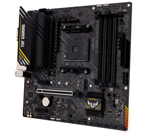Материнская плата Asus TUF GAMING A520M-PLUS II Soc-AM4 AMD A520 4xDDR4 mATX AC`97 8ch(7.1) GbLAN RAID+VGA+HDMI+DP