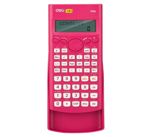 Калькулятор научный Deli E1710A/RED красный 10+2-разр. Калькулятор научный Deli E1710A/RED красный 10+2-разр.