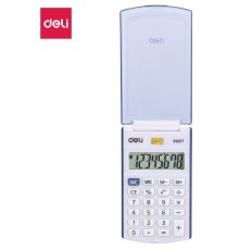 Калькулятор карманный Deli E39217/BLUE синий 8-разр.