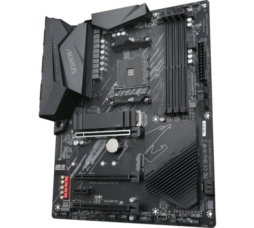 Материнская плата Gigabyte B550 AORUS ELITE V2 Soc-AM4 AMD B550 4xDDR4 ATX AC`97 8ch(7.1) 2.5Gg RAID+HDMI+DP