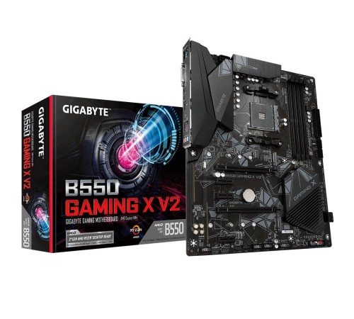 Материнская плата Gigabyte B550 GAMING X V2 Soc-AM4 AMD B550 4xDDR4 ATX AC`97 8ch(7.1) GbLAN RAID+DVI+HDMI