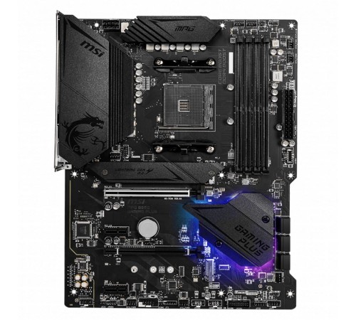 Материнская плата MSI MPG B550 GAMING PLUS Soc-AM4 AMD B550 4xDDR4 ATX AC`97 8ch(7.1) GbLAN RAID+HDMI+DP