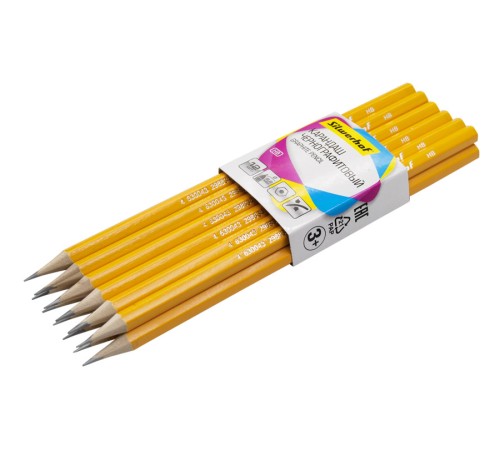 Карандаш ч/г Silwerhof Basic 120637-00 2мм HB шестигран. дерево карт.пер. Карандаш ч/г Silwerhof Basic 120637-00 2мм HB шестигран. дерево карт.пер.
