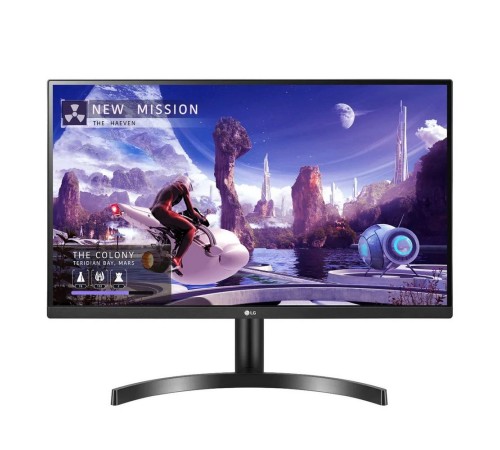 Монитор LG 27" 27QN600-B IPS LED, 2560x1440, 5ms, 178°/178°, 350cd/m2, 1000:1 (Mega DCR), 2*HDMI, DP, 75Hz, AMD FreeSync, HDR10, Black (27QN600-B)