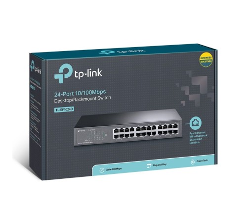 Коммутатор TP-Link TL-SF1024D 24x100Mb неуправляемый Коммутатор TP-Link TL-SF1024D 24x100Mb неуправляемый